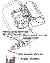 Carica l'immagine nel visualizzatore di Gallery, Produttore di cloro completo con elettrodo in titanio, O-ring, raccordi 3/8"