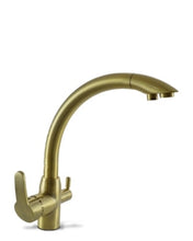 Carica l'immagine nel visualizzatore di Gallery, Rubinetto 3 Vie Vittoria Per Acqua Depurata (Diversi Colori) Ottone Spazzolato Rubinetti