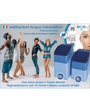 Carica l'immagine nel visualizzatore di Gallery, Addolcitore Acqua Ergo Rig. Volume (Da 8 A 11 Lt. Resina) | Funzionamento Senza Alimentazione