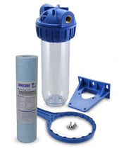 Carica l'immagine nel visualizzatore di Gallery, Kit Filtrazione Ionicore Blue Completo Da 10 (Varie Dimensioni Attacco) In-Out 1/2 Cartuccia Filtro