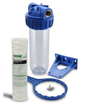 Carica l'immagine nel visualizzatore di Gallery, Kit Filtrazione Ionicore Completo Da 10 (Varie Dimensioni Attacco) In-Out 3/4 Cartuccia Filtro