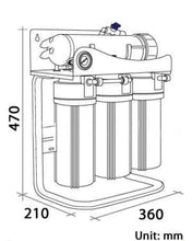 Carica l'immagine nel visualizzatore di Gallery, Ro C500 | Depuratore Osmosi Inversa Diretta 1 Via Pompa Booster 65Lt./h E Tds Osmosi