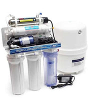Carica l'immagine nel visualizzatore di Gallery, Ro 75 | Depuratore Osmosi Inversa 1 Via Pompa Booster 14Lt./h Serbatoio Lampada Uv E Tds Osmosi