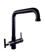 Carica l'immagine nel visualizzatore di Gallery, Rubinetto 4 Vie Pure Water Per Acqua Depurata (Colore: Nero Opaco) Rubinetti Vie