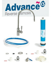 Carica l'immagine nel visualizzatore di Gallery, Advance 3 | Depuratore Osmosi Inversa 1 Via Con Centralina Pompa Booster 14Lt./h Serbatoio Lampada