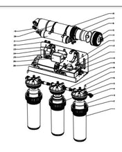 Carica l'immagine nel visualizzatore di Gallery, Ro 400 | Depuratore Osmosi Inversa Diretta 1 Via Pompa Booster 60Lt./h E Tds Osmosi