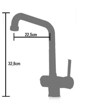 Carica l'immagine nel visualizzatore di Gallery, Rubinetto 3 Vie Pure Water Per Acqua Depurata (Colore: Nickel Spazzolato) Rubinetti