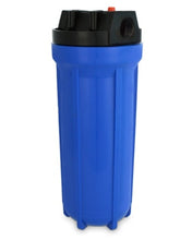 Carica l'immagine nel visualizzatore di Gallery, Contenitore Vessel Per Filtro Acqua Da 10 Con Pulsante Rilascio Pressione (Varie Dimensioni Attacco)