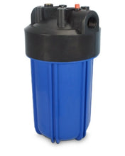 Carica l'immagine nel visualizzatore di Gallery, Contenitore Vessel Per Filtro Acqua Big Da 10 Con Pulsante Rilascio Pressione Chiave E Staffa (Varie