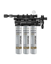 Carica l'immagine nel visualizzatore di Gallery, Everpure | Testata Filtro Tripla Modello Qc7I Triple Con Valvola Apri/chiudi E Attacco Da 3/4