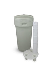 Carica l'immagine nel visualizzatore di Gallery, Tino Sale Per Addolcitore Acqua Con Pozzetto Griglia E Raccordo Troppo Pieno 3/8 70 Litri Tender