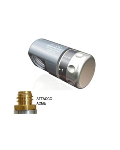 Micro Riduttore Di Pressione Co2 Per Bombole Ricaricabili | Attacco Acme Riduttore Pressione Co2