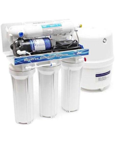 Ro 50 | Depuratore Osmosi Inversa 1 Via Pompa Booster 10Lt./h E Serbatoio Osmosi