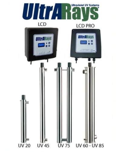 Ultrarays Sistema Uv Completo Lcd (Da 30W 20Lt./min. A 160W 200Lt./min.) Lampade
