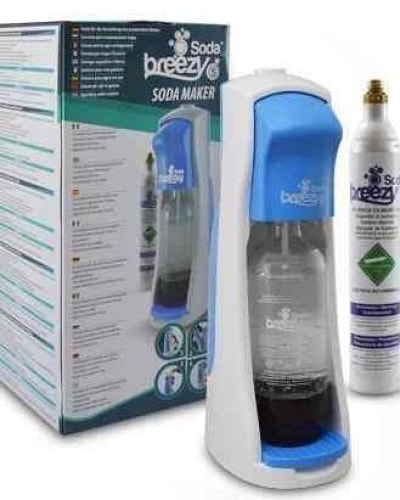 Soda Breezy S | Gasatore Acqua Celeste Con Bombola Co2 E Kit Completo Gasatori Manuali Accessori