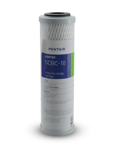 Pentek | Cartuccia Filtro Carbon Block Batteriostatica 10 (0 5 Micron) Filtri Acqua Drop In